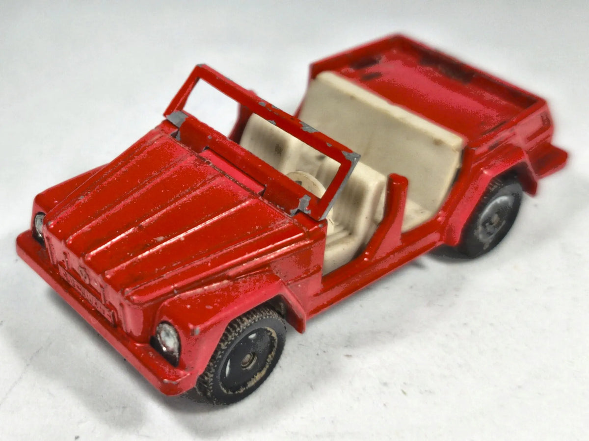 Volkswagen 181 SIKU 1983 1:52 Made in W.-Germany Luzak Czerwony 2xMetal – zdjęcie 2