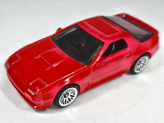 Mazda Savanna Rx-7 Fc3S Hot Wheels 2019 Nightburnerz 1:64 Luzak Czerwony – zdjęcie 2