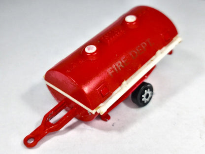 PRZYCZEPA CYSTERNA FIRE DEPT STRAŻ POŻARNA Majorette Czerwony 1:60 – zdjęcie 2