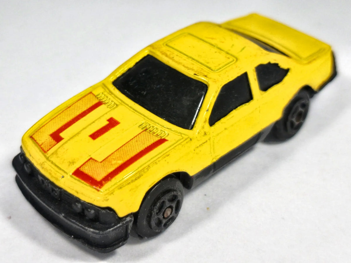 BMW 635 CSi Summer Żółty 1:69 Race Car Vintage – zdjęcie 2