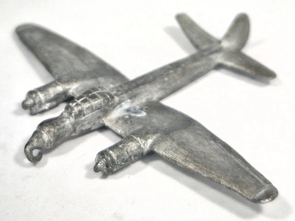 SAMOLOT z II wojny światowej Junkers Ju 88, Die cast, Srebrny, Resoraki – zdjęcie 2