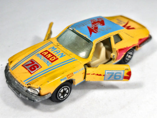 JAGUAR XJS Yatming '80 Żółty 1:64 2xMetal Man And Machine – zdjęcie 2