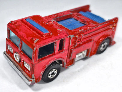Fire-Eater Straż pożarna Hot Wheels 1976 Czerwony 1:87 2xMetal – zdjęcie 2
