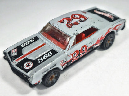 '67 CHEVELLE SS 396, Hot Wheels, Die cast I N, Szary, 1:64, Resoraki – zdjęcie 2