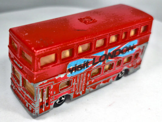 BRITISH BUS Majorette '70 Czerwony 1:64 Made in France – zdjęcie 2