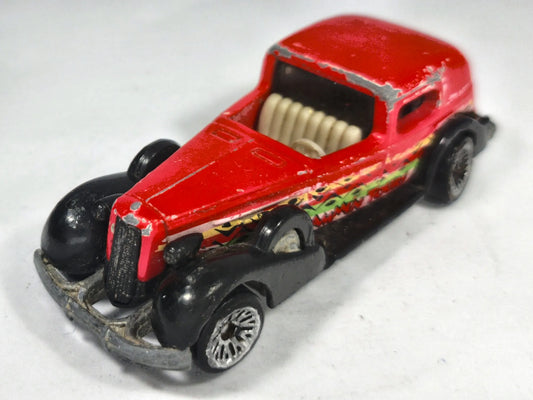 Classic '34 Ford Hot Wheels 1981 1:64 Luzak Czerwony 2xMetal – zdjęcie 2