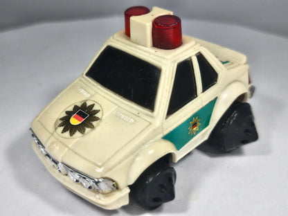 BMW 3 VINTAGE POLIZEI, 1983, Made in Hong Kong, Die cast 22831, Biały, 1:64 – zdjęcie 2
