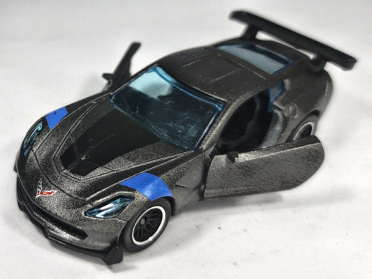 Chevrolet Corvette Majorette 1:60 Luzak Czarny – zdjęcie 2
