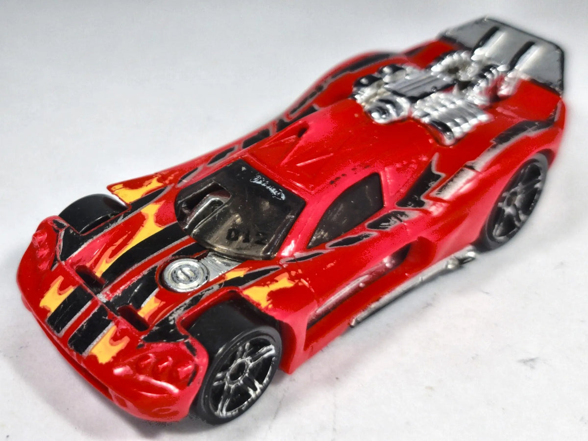 Spine Buster Hot Wheels 2006 1:64 Luzak Czerwony – zdjęcie 2
