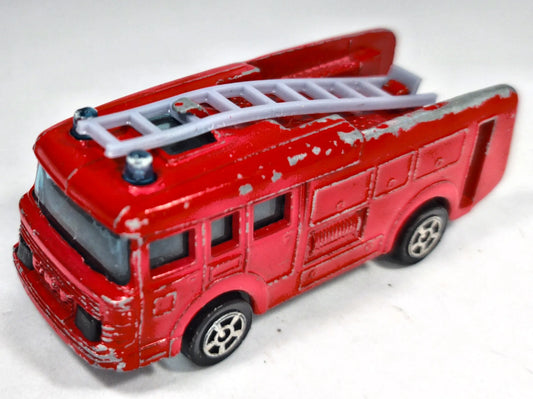 ERF FIRE TENDER Straż pożarna Corgi '80 Czerwony 1:64 Made in Gt Britain – zdjęcie 2