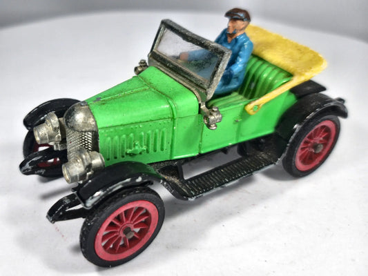 1913 Morris Oxford Dinky Toys '70 Zielony 1:36 Made in England – zdjęcie 2