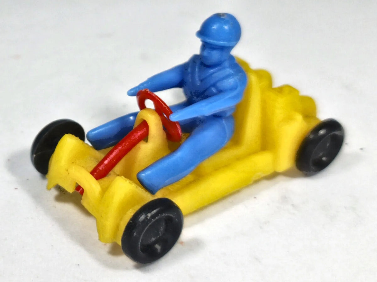 VINTAGE GOKART '60 Żółty 1:35 Made in West Germany – zdjęcie 2