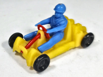 VINTAGE GOKART '60 Żółty 1:35 Made in West Germany – zdjęcie 2