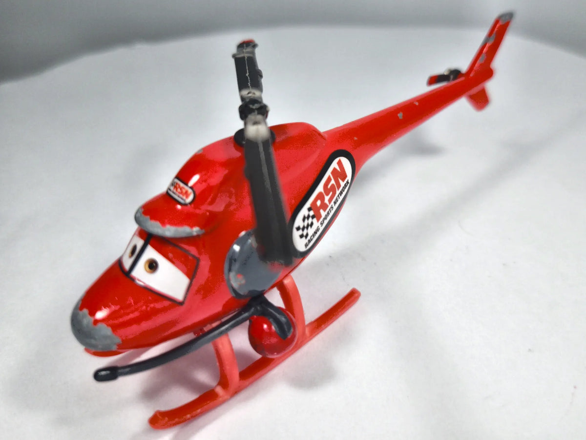 HELIKOPTER RSN, Disney, Die cast 2920 EAA, Czerwony, 1:100, Resoraki – zdjęcie 2