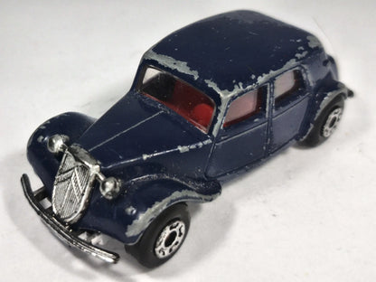 Citroen 15 Cv Matchbox 1983 Niebieski 1:54 Made in Macau – zdjęcie 2