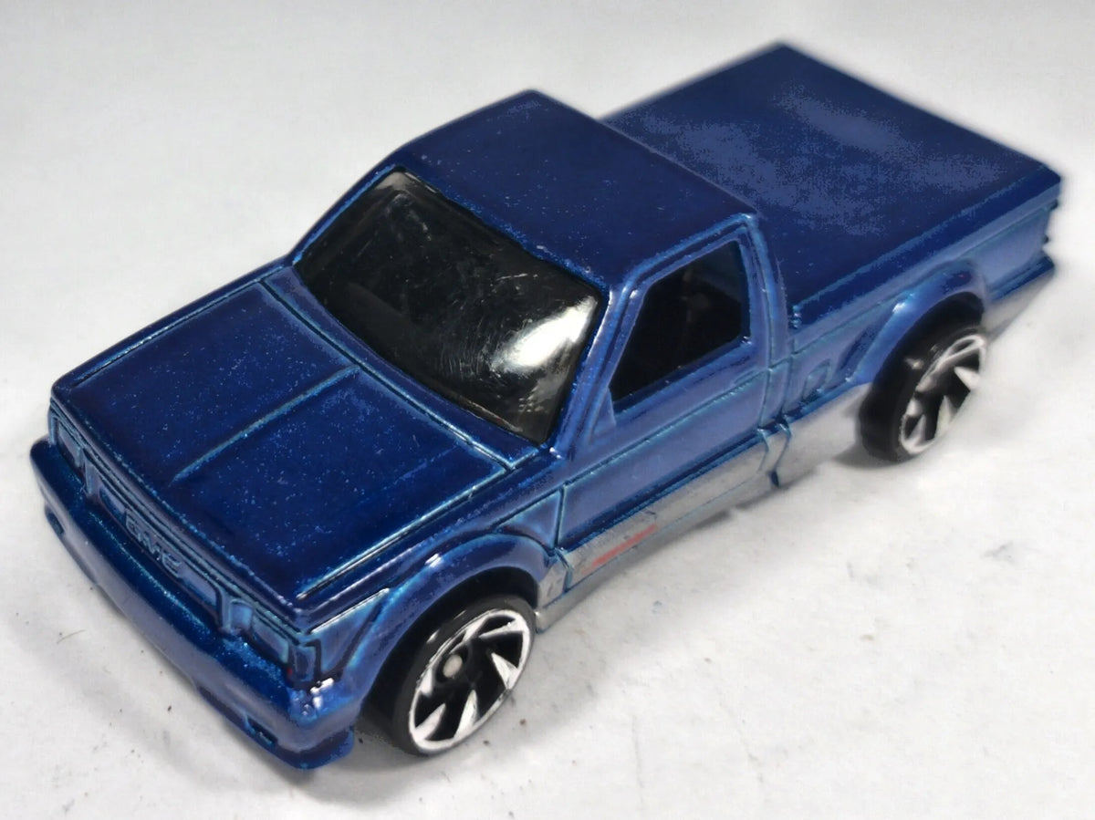 1991 Gmc Syclone Hot Wheels 2019 HW Turbo 1:64 Pickup Luzak Niebieski – zdjęcie 2
