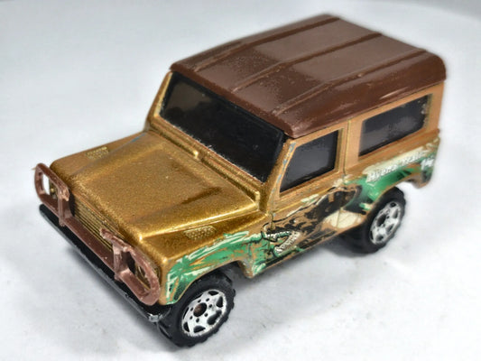 Land Rover Ninety Hot Wheels 1987 1:64 Luzak Złoty – zdjęcie 2
