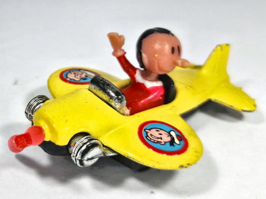 Samolot OLIVE OYL Corgi '80 Żółty 1:64 Popeye – zdjęcie 2