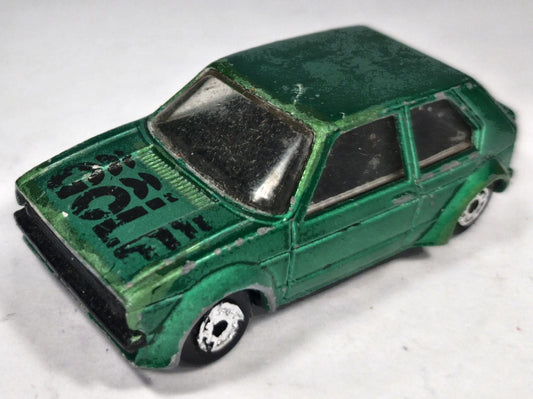 Vw Golf Gti mk1 MC Toy '80 Zielony 1:56 Made in Macau – zdjęcie 2