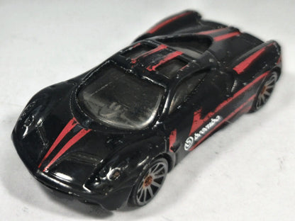 Pagani Huayra Hot Wheels 2012 1:64 Brembo Luzak Czarny – zdjęcie 2