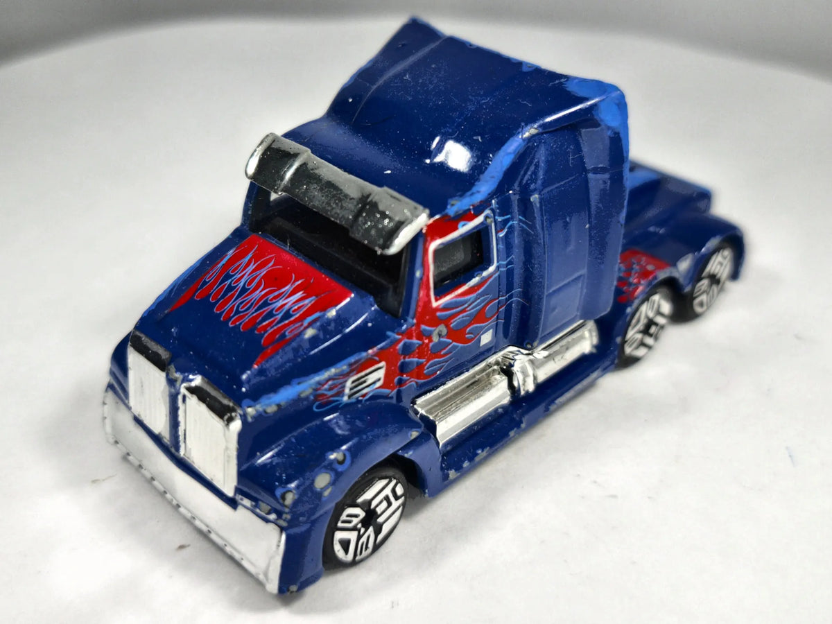 WESTERN STAR 5700 OPTIMUS PRIME Transformers Hasbro 2017 Niebieski 1:70 – zdjęcie 2