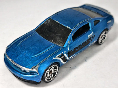 2010 Ford Mustang Gt Hot Wheels 2009 Niebieski 1:57 – zdjęcie 2