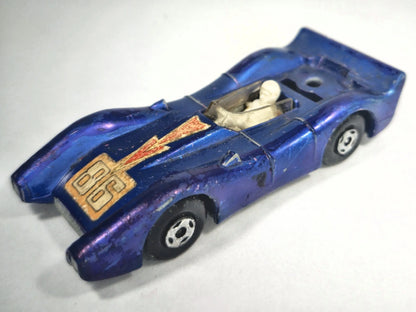 BLUE SHARK, Matchbox 1971, Made in England, Die cast 61, Niebieski, 1:64 – zdjęcie 2