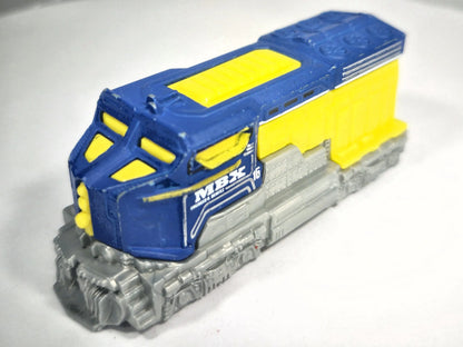 HEAVY FREIGHTER, 16 MBT TRAIN, Matchbox 2015, Die cast MB1002 Niebie. 1:120 – zdjęcie 2