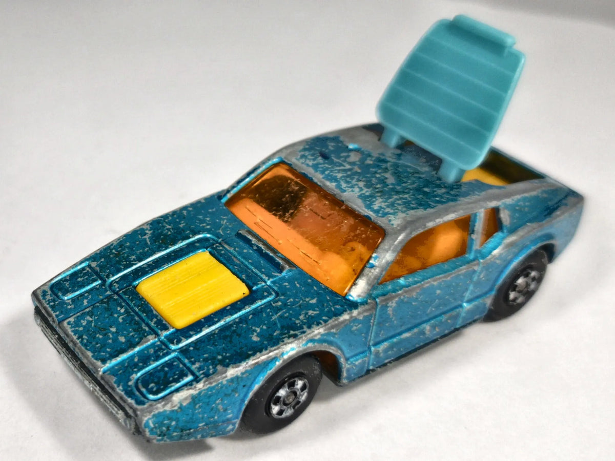 SAAB SONETT III Superfast Matchbox 1973 Niebieski 1:55 Made in England – zdjęcie 2