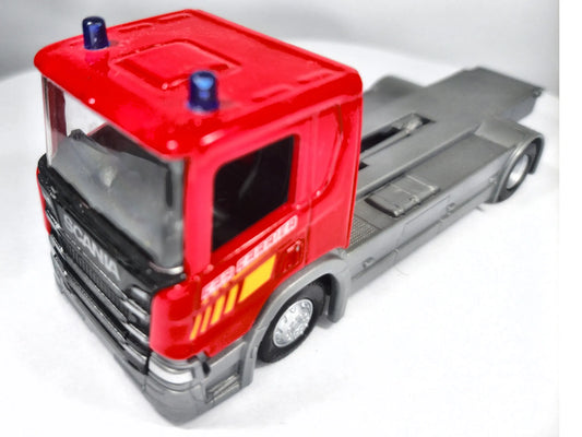 Scania R Series Straż pożarna Welly Czerwony 1:50 Made in Germany – zdjęcie 2