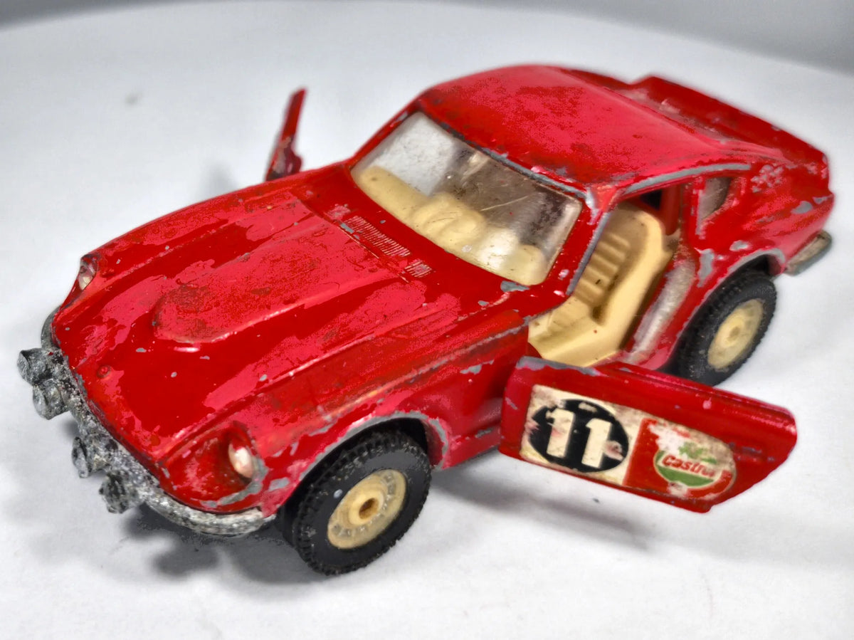 Datsun 240Z Corgi Toys Corgi '70 Czerwony 1:43 Made in Gt Britain – zdjęcie 2