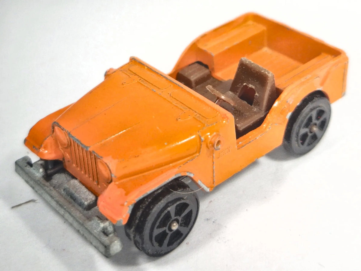 WILLYS JEEP, Corgi Whizzwheels, Made in Gt Britain, 3396/69, Pomarańcz 1:64 – zdjęcie 2