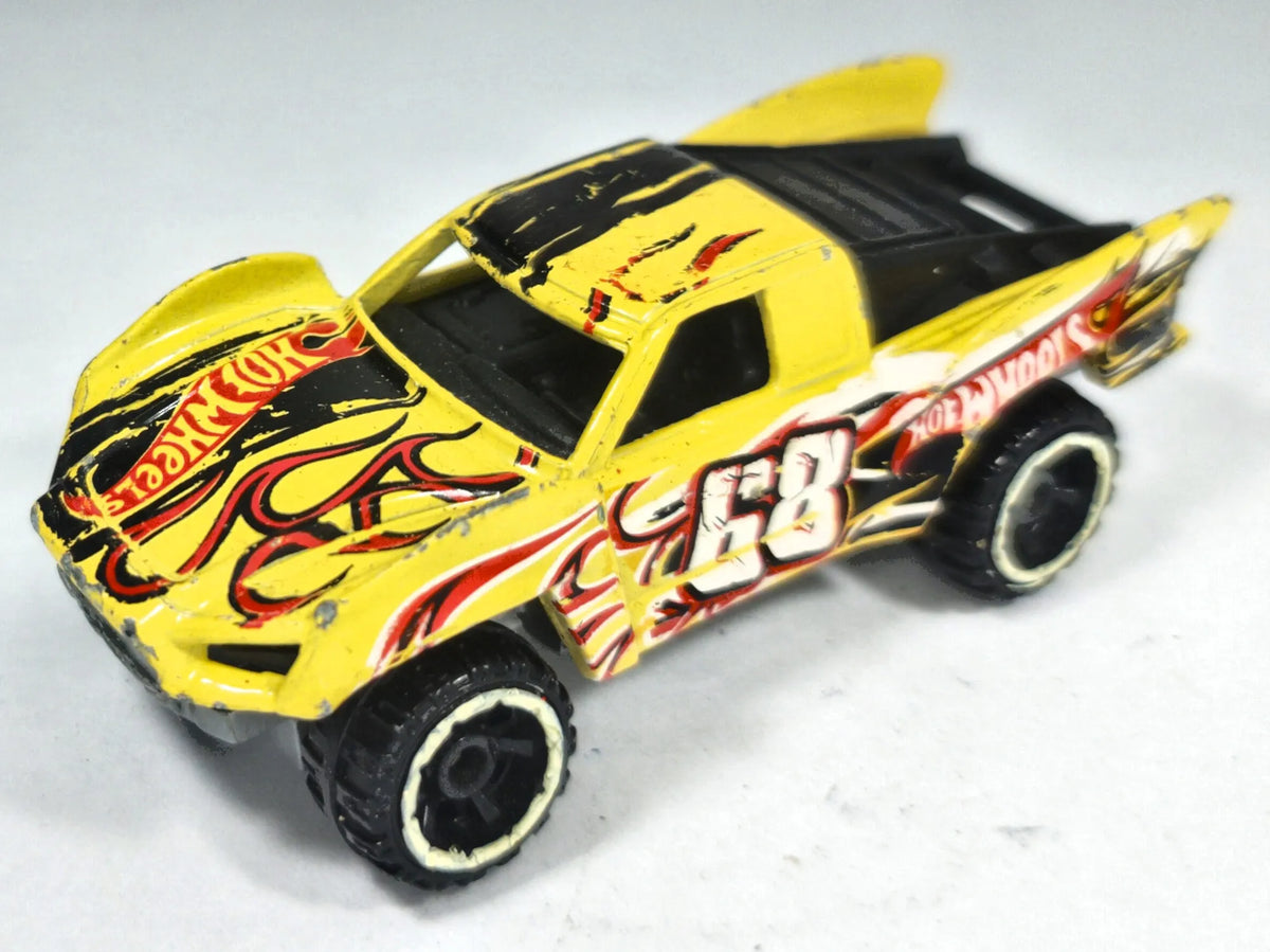 Off-Road Truck Hot Wheels 2012 1:64 63 Luzak Żółty – zdjęcie 2