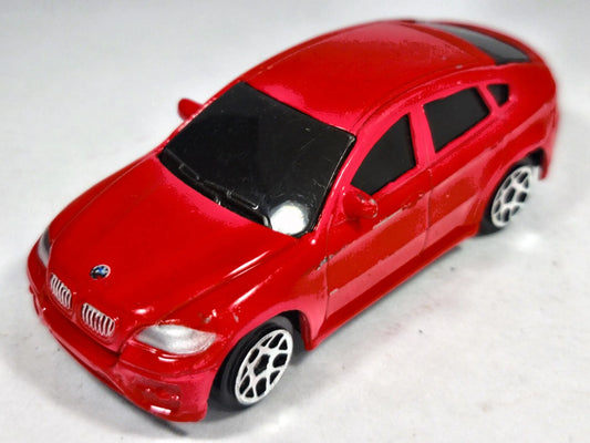BMW X6 SUV, RMZ City, Die cast 3025, Czerwony, 1:65, Resoraki – zdjęcie 2