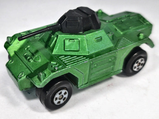 Czołg Weasel Rolamatics Wojsko Matchbox 1973 Zielony 1:64 Made in England – zdjęcie 2