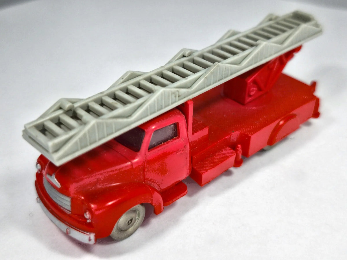 Wóz Strażacki z drabiną LEGO 1955 Czerwony 1:87 Made in Denmark – zdjęcie 2