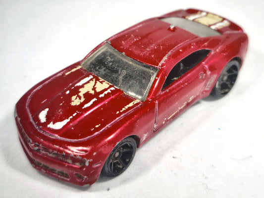 '10 CAMARO SS, Hot Wheels 2008, Die cast G51, Czerwony, 1:64, Resoraki – zdjęcie 2