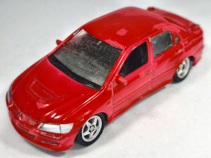 MITSUBISHI LANCER EVOLUTION VIII, Welly, Die cast NO52258, Czerwony, 1:56 – zdjęcie 2
