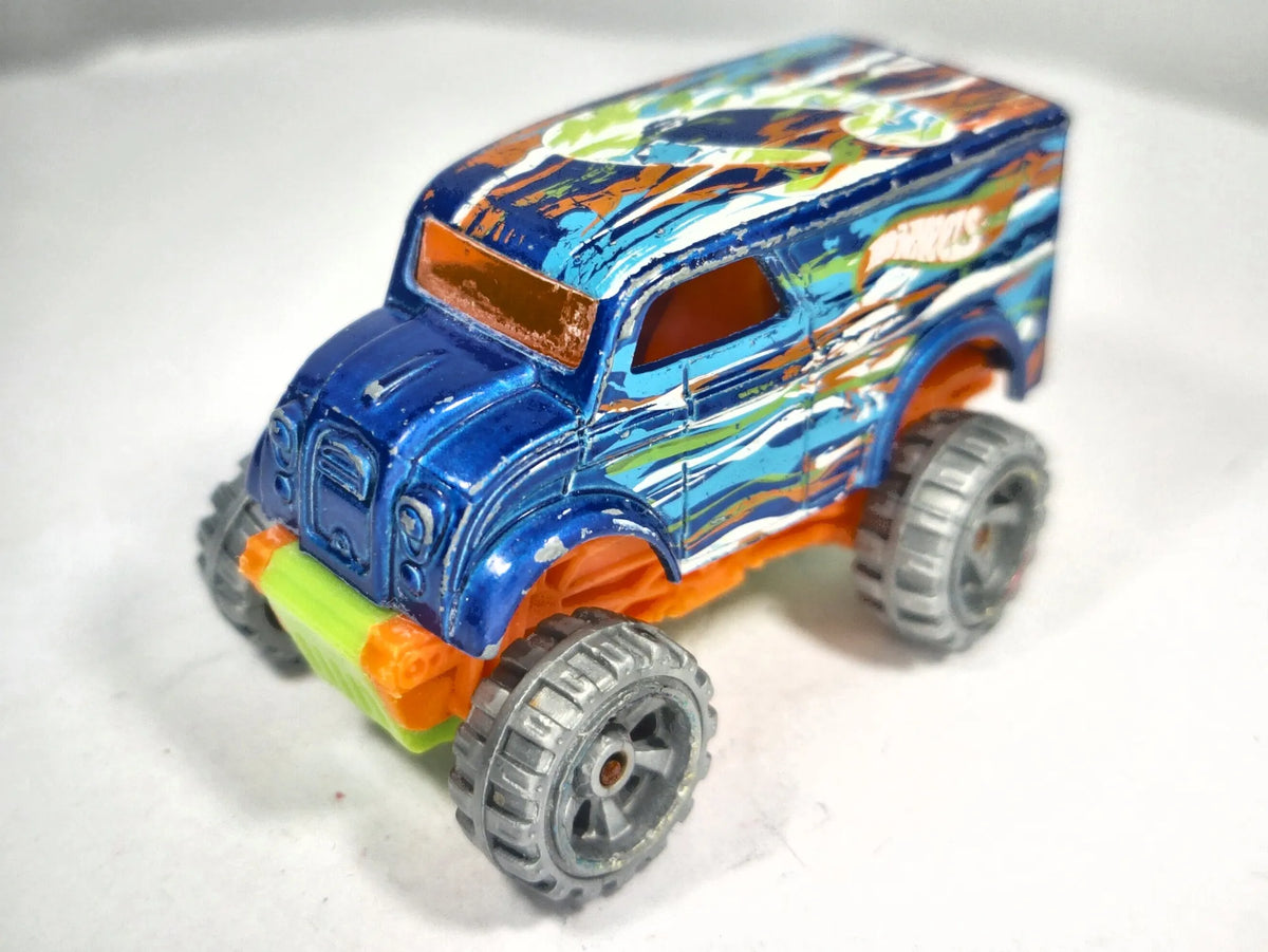 DAIRY DELIVERY, HW Art Cars, Hot Wheels 2012, Die cast 1, Niebieski, 1:64 – zdjęcie 2