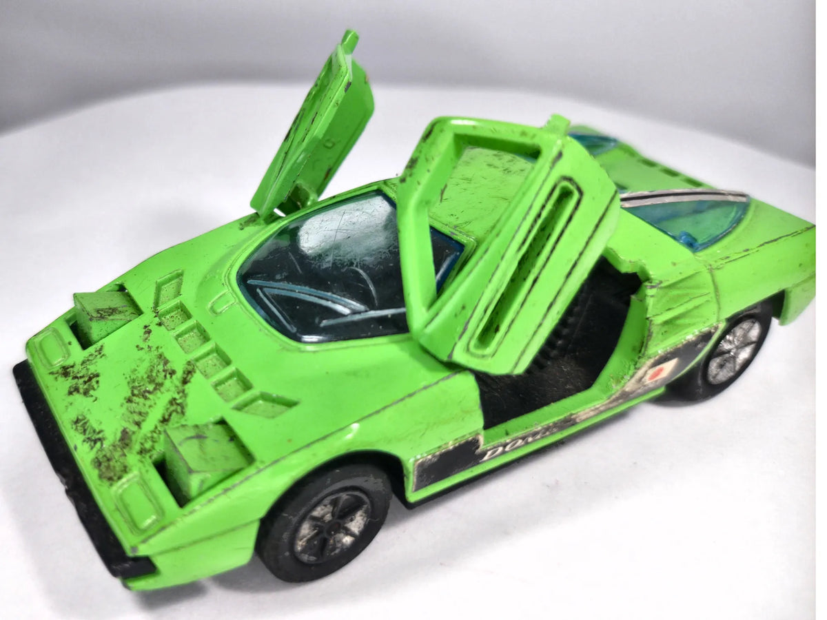 1978 Dome-Zero (SS-902) Pull Back Action 1979 Zielony 1:36 Made in Japan – zdjęcie 2