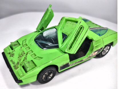 1978 Dome-Zero (SS-902) Pull Back Action 1979 Zielony 1:36 Made in Japan – zdjęcie 2