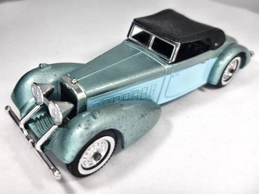 1938 HISPANO-SUIZA Matchbox 1973 Turkusowy 1:43 Made in England – zdjęcie 2