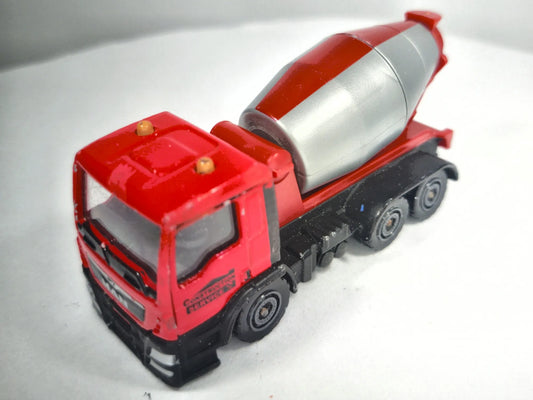 MAN TGS CEMENT MIXER Betoniarka, Majorette, Die cast BK270420 Czerwony 1:87 – zdjęcie 2