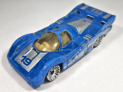 PORSCHE 956, Vintage Maisto #19, Die cast, Niebieski, 1:64, Resoraki – zdjęcie 2