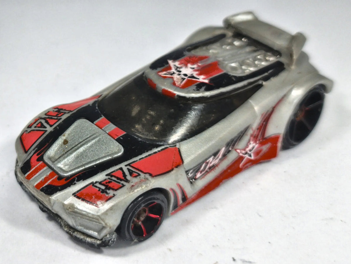 Chicane Hot Wheels AcceleRacers 1:64 Luzak Srebrny – zdjęcie 2