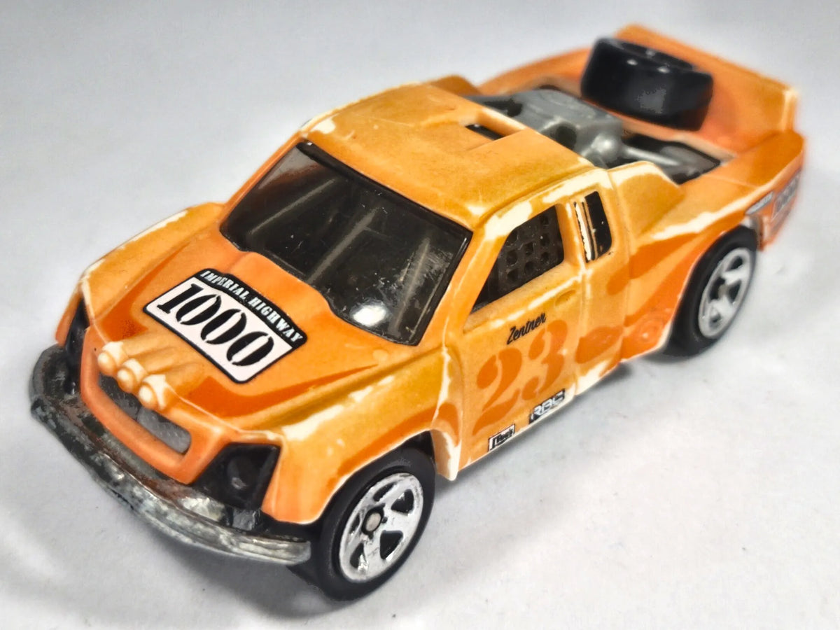 OFF TRACK, Hot Wheels 2004, Die cast 146 Pomarańczowy - Color Shifter, 1:64 – zdjęcie 2