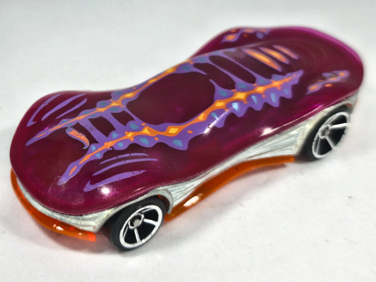 Clear Speeder Hot Wheels 2014 X-Raycers 1:64 Luzak Fioletowy – zdjęcie 2