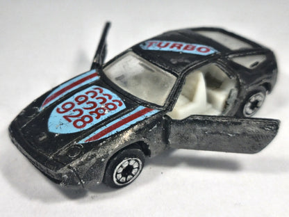 PORSCHE 928 TURBO, Zylmex 1980-1984, Die cast, Grafitowy, 1:72, Resoraki – zdjęcie 2