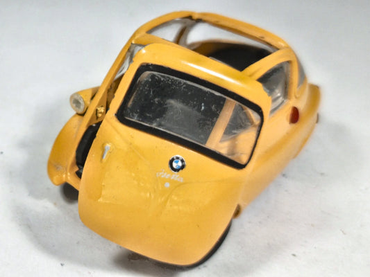 BMW Isetta 250 Schuco '80 1:38 Made in Germany Luzak Żółty – zdjęcie 2