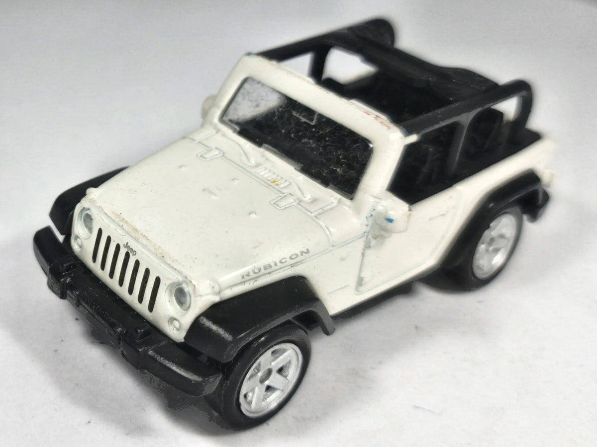 Jeep Wrangler Rubicon Welly 2008 1:56 Jeep Luzak Biały – zdjęcie 2